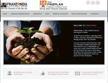 Tablet Screenshot of finanzindia.com